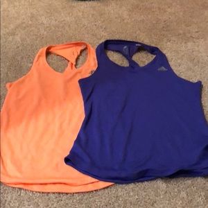 Lot of 2 Adidas tank tops sz med